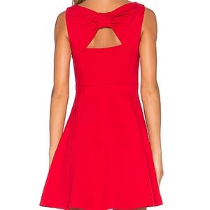 Kate Spade Bow Back Dress Spicy Red